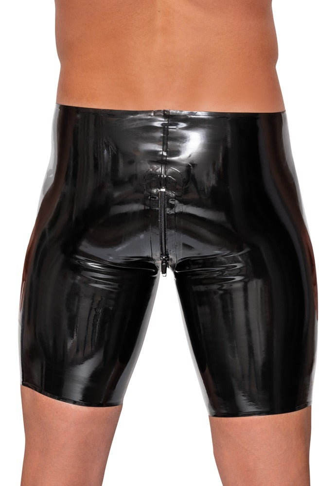Pantalon en latex pour homme avec fermeture éclair LATE X