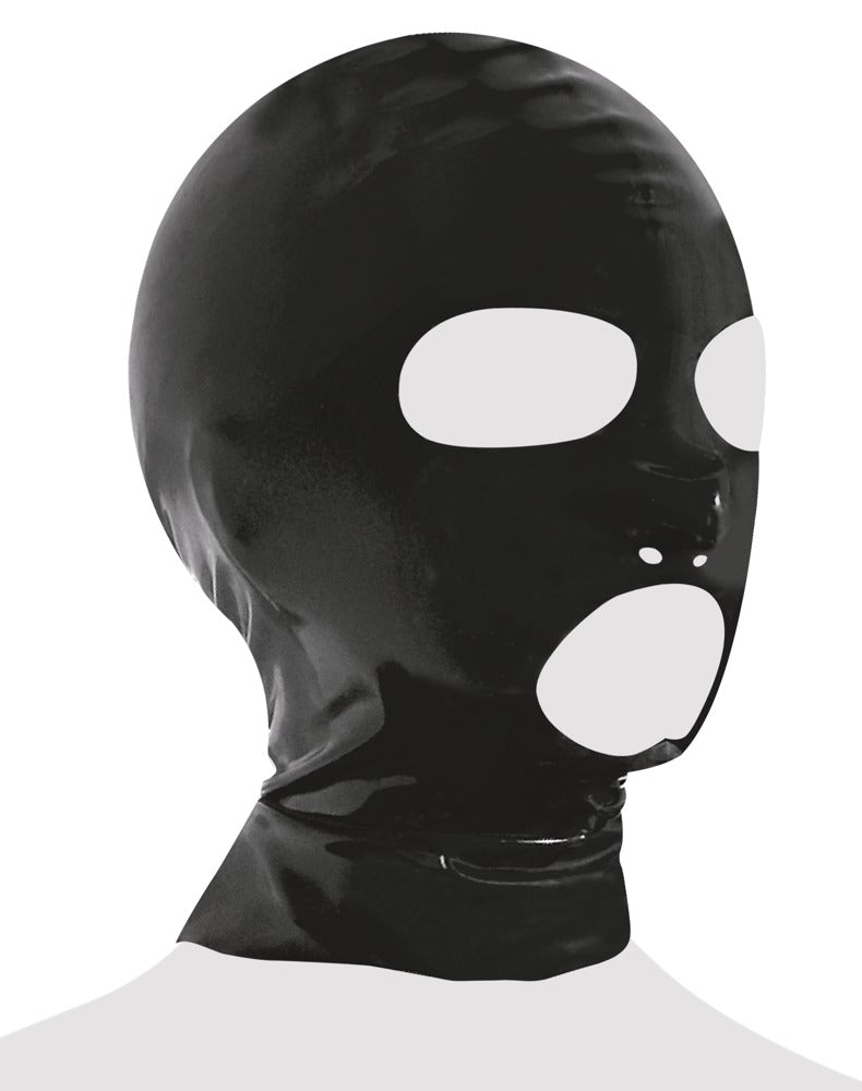 Masque en latex noir LATE X