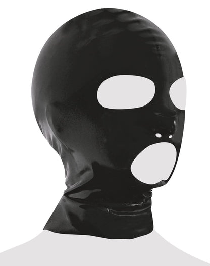Masque en latex noir LATE X