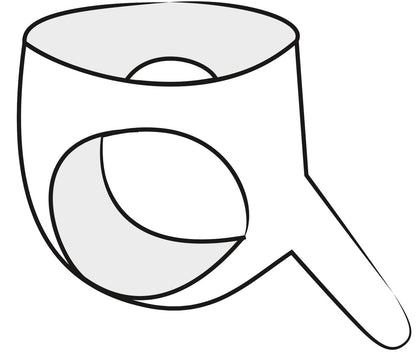 Slip en latex rouge avec gode LATE X