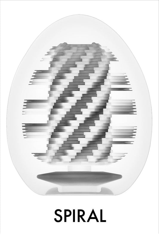 Masturbateur Egg Spiral Stronger de Tenga 6 pièces