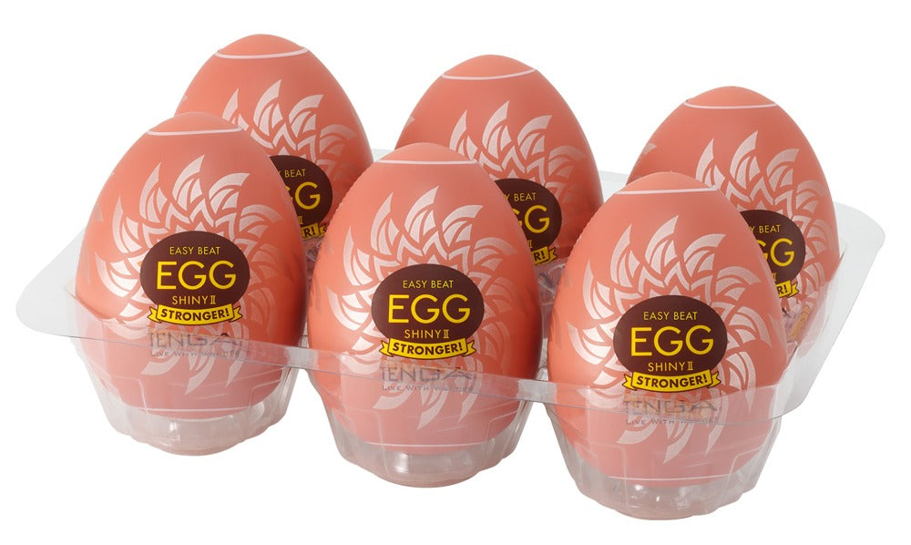 Masturbateur Egg Shiny II Stronger de Tenga 6 pièces
