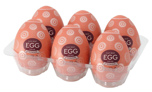 Masturbateur Egg Gear de Tenga 6 pièces