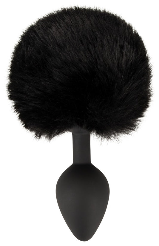 Fluffy tail plug noir M You2Toys