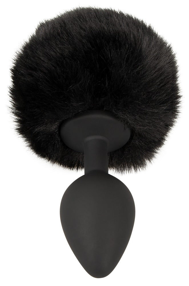 Fluffy tail plug noir M You2Toys