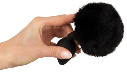 Fluffy tail plug noir M You2Toys