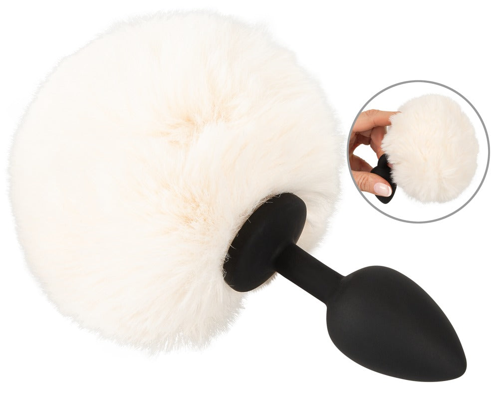 Fluffy tail plug blanc S You2Toys