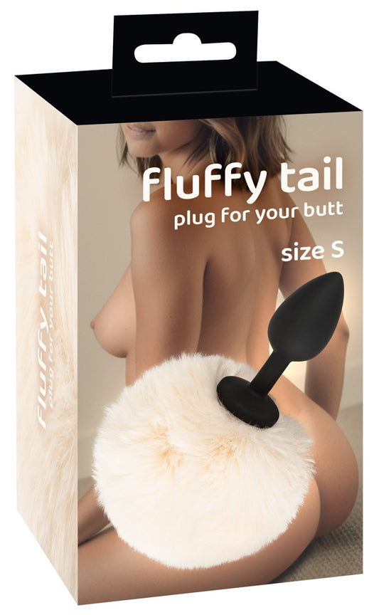 Fluffy tail plug blanc S You2Toys