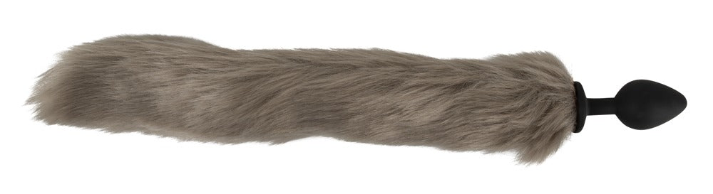 Fluffy tail plug gris You2Toys