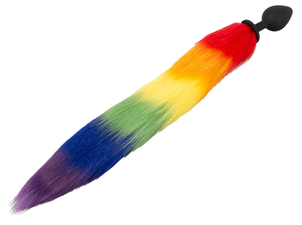 Fluffy tail plug arc-en-ciel You2Toys