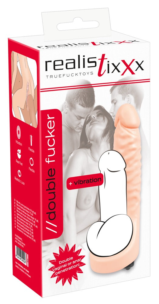 Double Fucker + vibration Realistixxx
