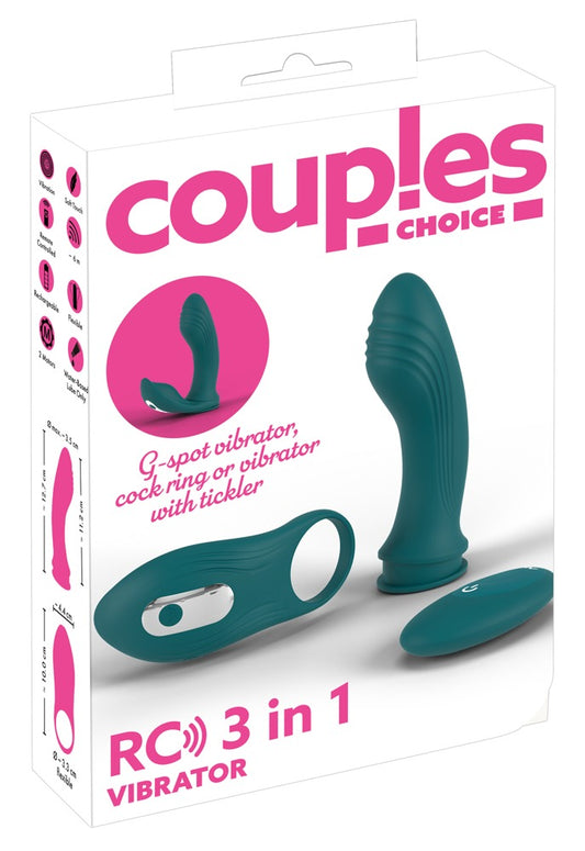 Vibromasseur RC 3 en 1 de Couples Choice