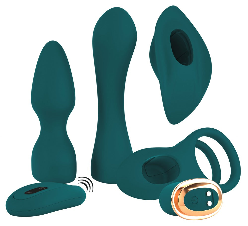 Set de 5 jouets RC Mini vibromasseur de Couples Choice