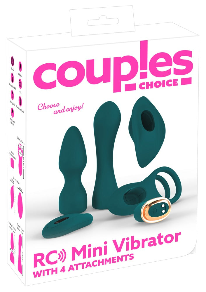 Set de 5 jouets RC Mini vibromasseur de Couples Choice