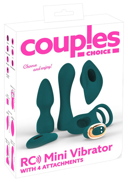 Set de 5 jouets RC Mini vibromasseur de Couples Choice