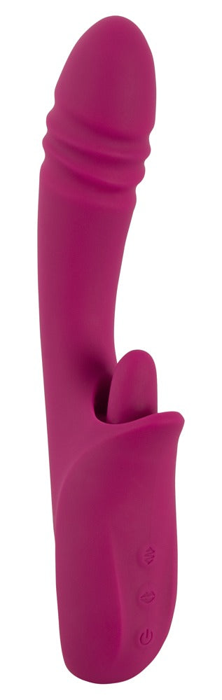 Vibromasseur maniable Licking & Thrusting de Javida