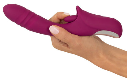 Vibromasseur maniable Licking & Thrusting de Javida