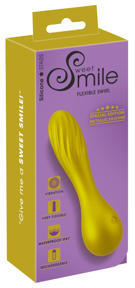 Vibromasseur maniable Flexible Swirl de Sweet Smile