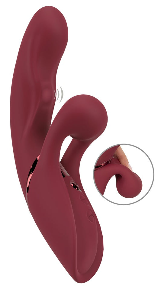 Vibromasseur 2 fonctions Rabbit de Javida