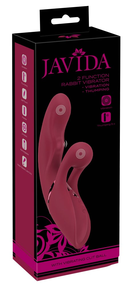 Vibromasseur 2 fonctions Rabbit de Javida