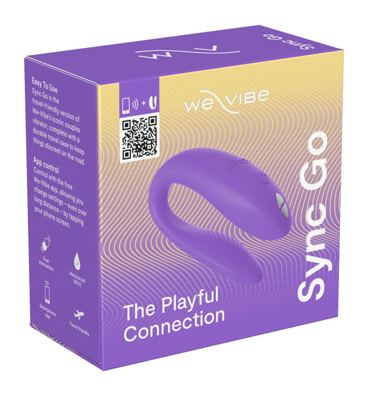 Vibromasseur flexible pour couple Sync Go de We-Vibe violet