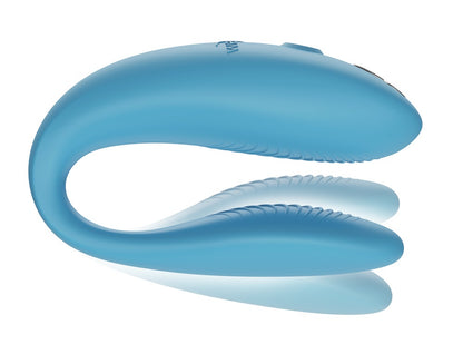 Vibromasseur flexible pour couple Sync Go de We-Vibe turquoise