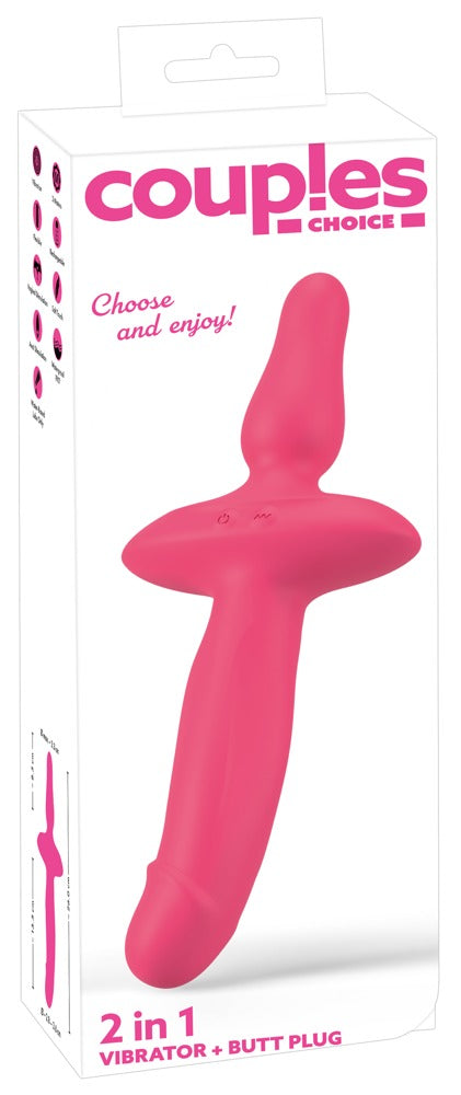 Vibromasseur 2 en 1 Couples Choice
