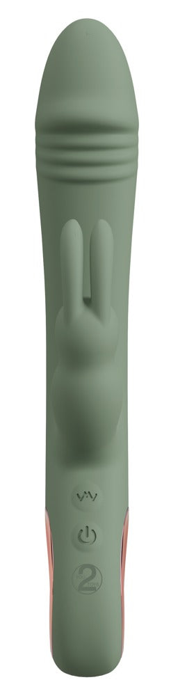 Vibromasseur double Slim Rabbit Olive de You2Toys