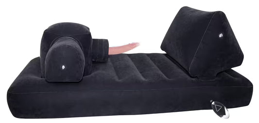 Couchette velour gonflable