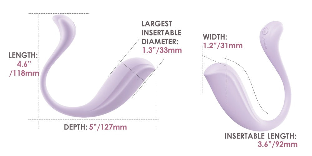 Œuf vibrant Phoenix Neo 2 de SVAKOM violet