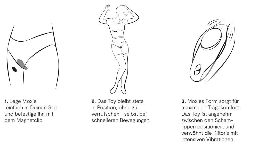 Vibromasseur Moxie+ de We-Vibe noir