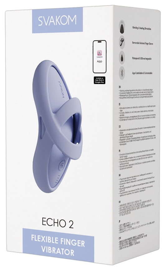 Vibromasseur flexible léger Echo 2 de SVAKOM