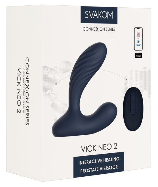 Vibromasseur anal Interactive Heating Prostate Vibrator Vick Neo 2 de SVAKOM