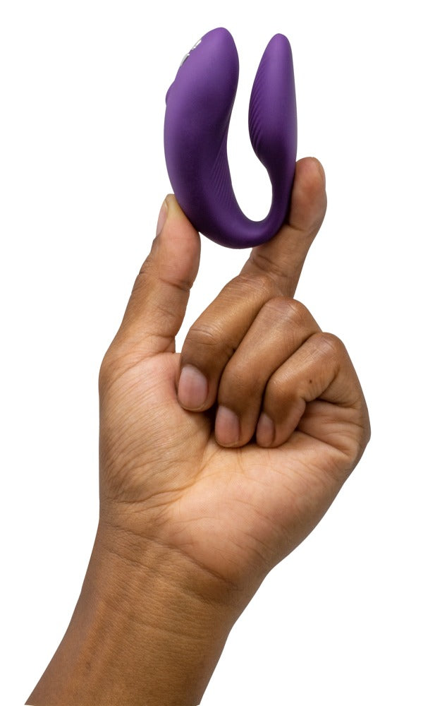 Vibromasseur pour couple à 2 moteurs Chorus de We-Vibe violet