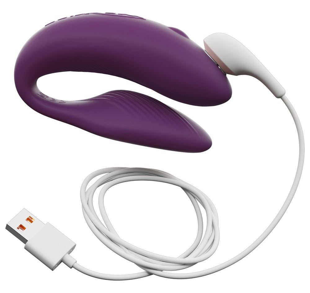 Vibromasseur pour couple à 2 moteurs Chorus de We-Vibe violet