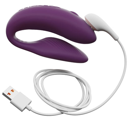 Vibromasseur pour couple à 2 moteurs Chorus de We-Vibe violet