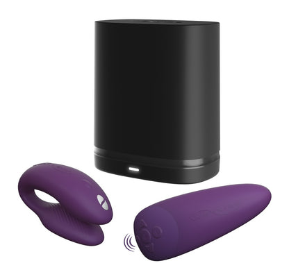 Vibromasseur pour couple à 2 moteurs Chorus de We-Vibe violet