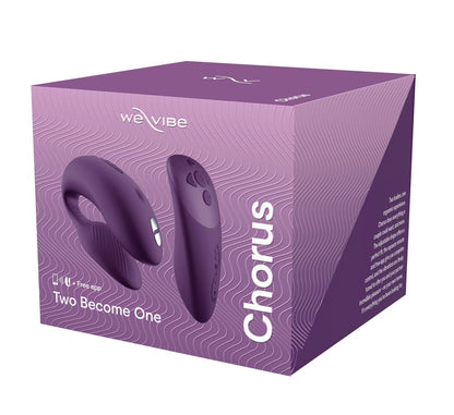 Vibromasseur pour couple à 2 moteurs Chorus de We-Vibe violet